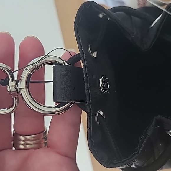 Nautica Black Micro Drawstring Accesory Bag - Picture 4 of 6